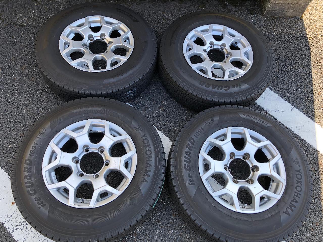 No Brand Spoke wheels + YOKOHAMA iceGUARD iG91 107/105 LT