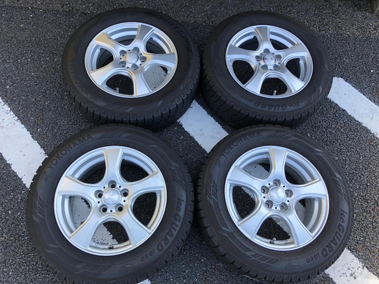 DUNLOP VIOLENTO IS + YOKOHAMA ice GUARD iG60
