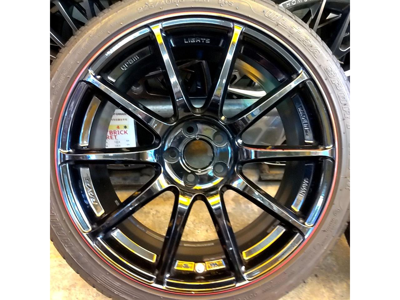 RAYS GRAM LIGHTS 57Transcend+NANKANG ULTRA SPORT NS-Ⅱ + FEDERAL Super Steel 595