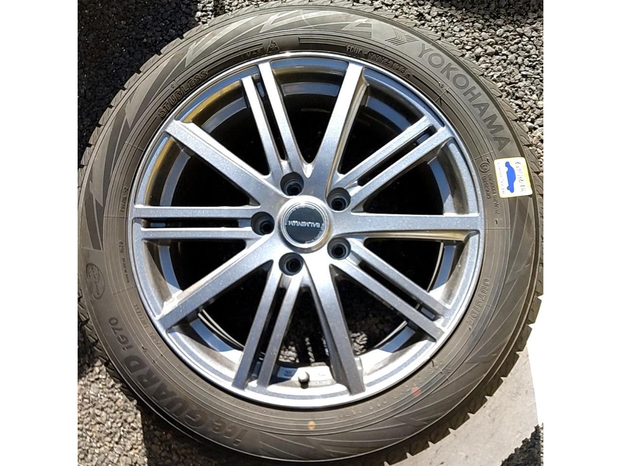 BRIDGESTONE BALMINUM BR10+YOKOHAMA ice GUARD iG70