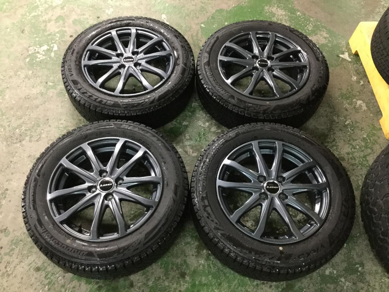 AUTOBACS SEVEN LEBEN Twin 5-spoke wheels + BRIDGESTONE BLIZZAK VRX3