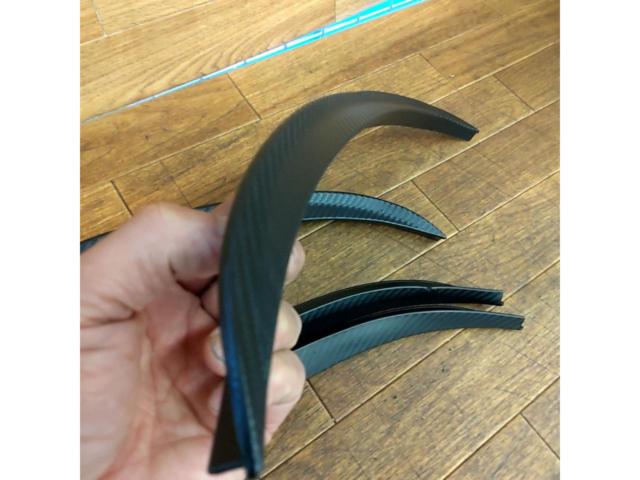ノーブランド  ラバーオーバーフェンダー 43cm 4本セット 未取付品
