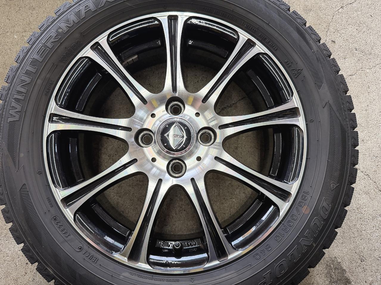 weds RIZLEY B9 9-spoke wheels + DUNLOP WINTERMAXX WM02
