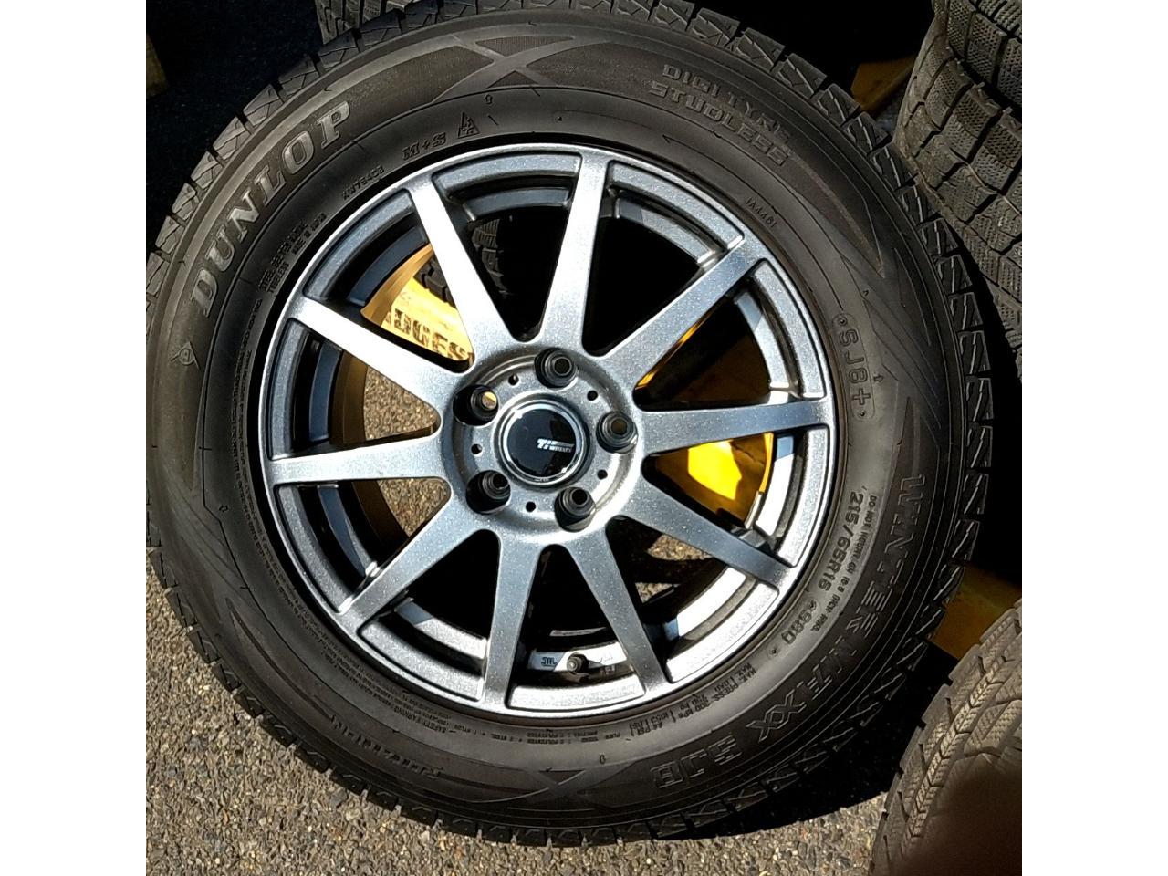 Ti WHEELS Spoke wheels + DUNLOP WINTERMAXX SJ8 +