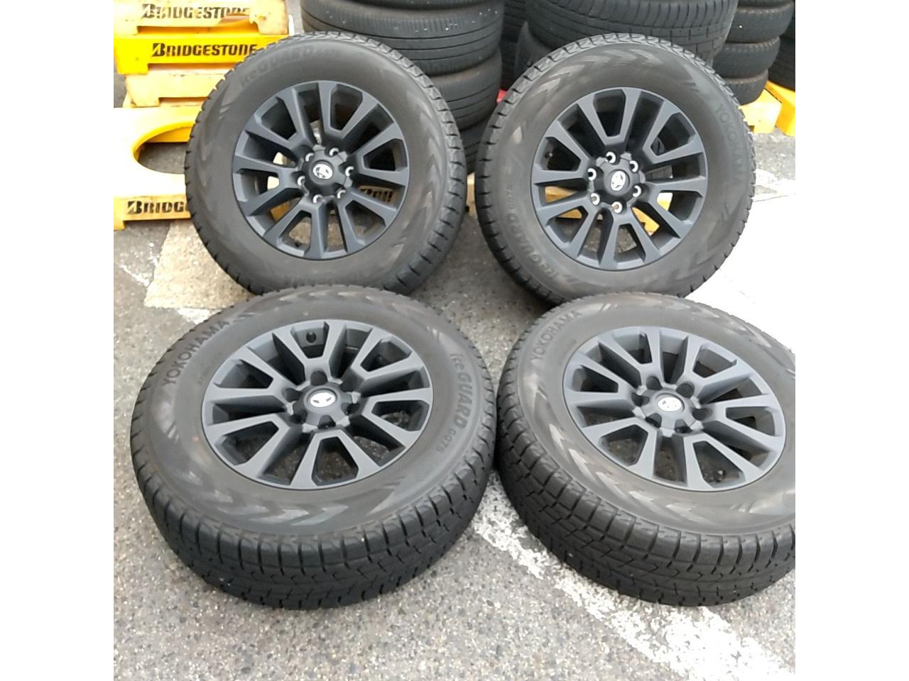 Toyota genuine Land Cruiser Prado 150 system Late version Matte Black Edition Genuine Wheels + YOKOHAMA ice GUARD G075