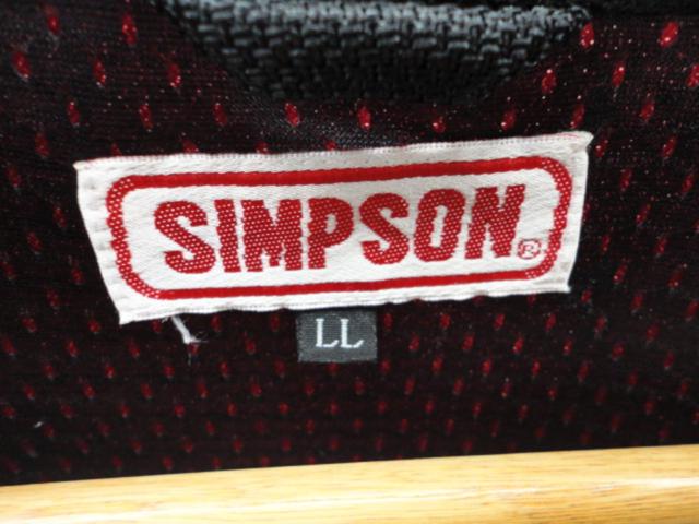 SIMPSON メッシュジャケット  サイズ:LL