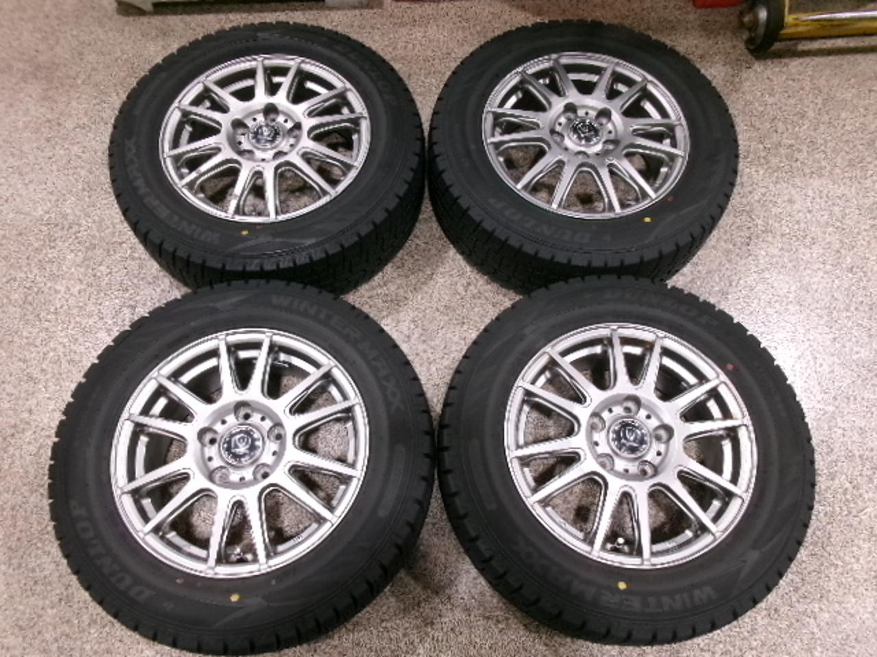 Container A INVERNO Twin 6-spoke + DUNLOP WINTER MAXX WM02 195 / 65R15