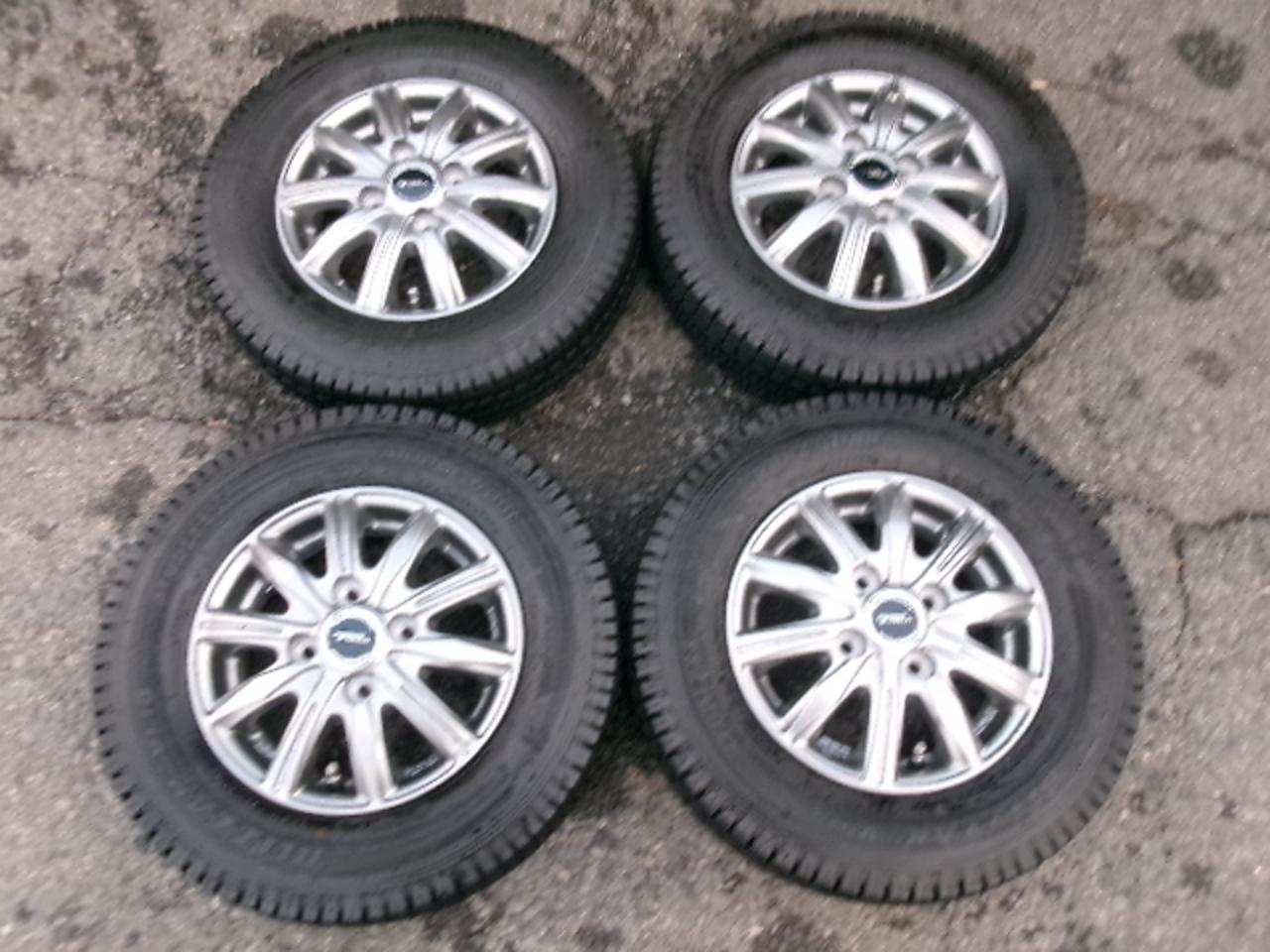 BRIDGESTONE No brand setting TOPRUN K10 + BRIDGESTONE BLIZZAK VL10 145 / 80R12 4 pieces set