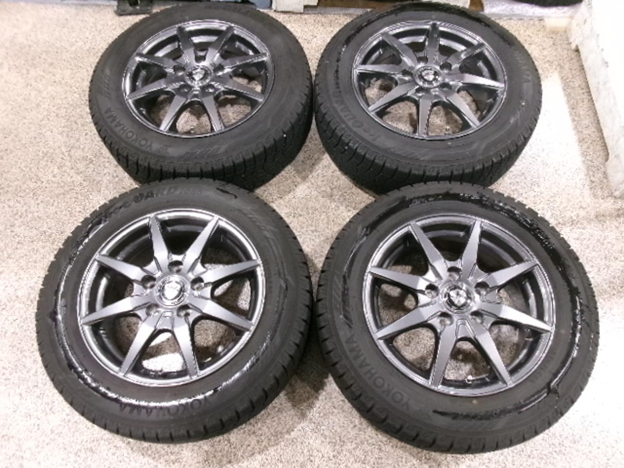 Lehrmeister ESTROSA + YOKOHAMA ice GUARD iG60 185 / 65R15 4 pieces set