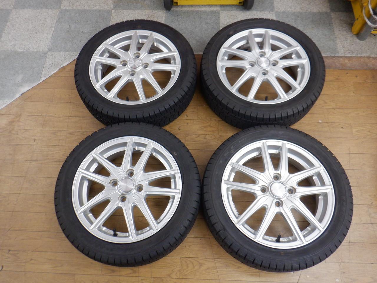 balance adjusted BRIDGESTONE ECO FORME Five twin-spoke wheel + KENDA ICETEC NEO KR36