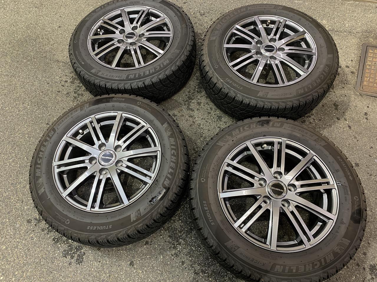 BRIDGESTONE BALMINUM BR10 + MICHELIN X-ICE