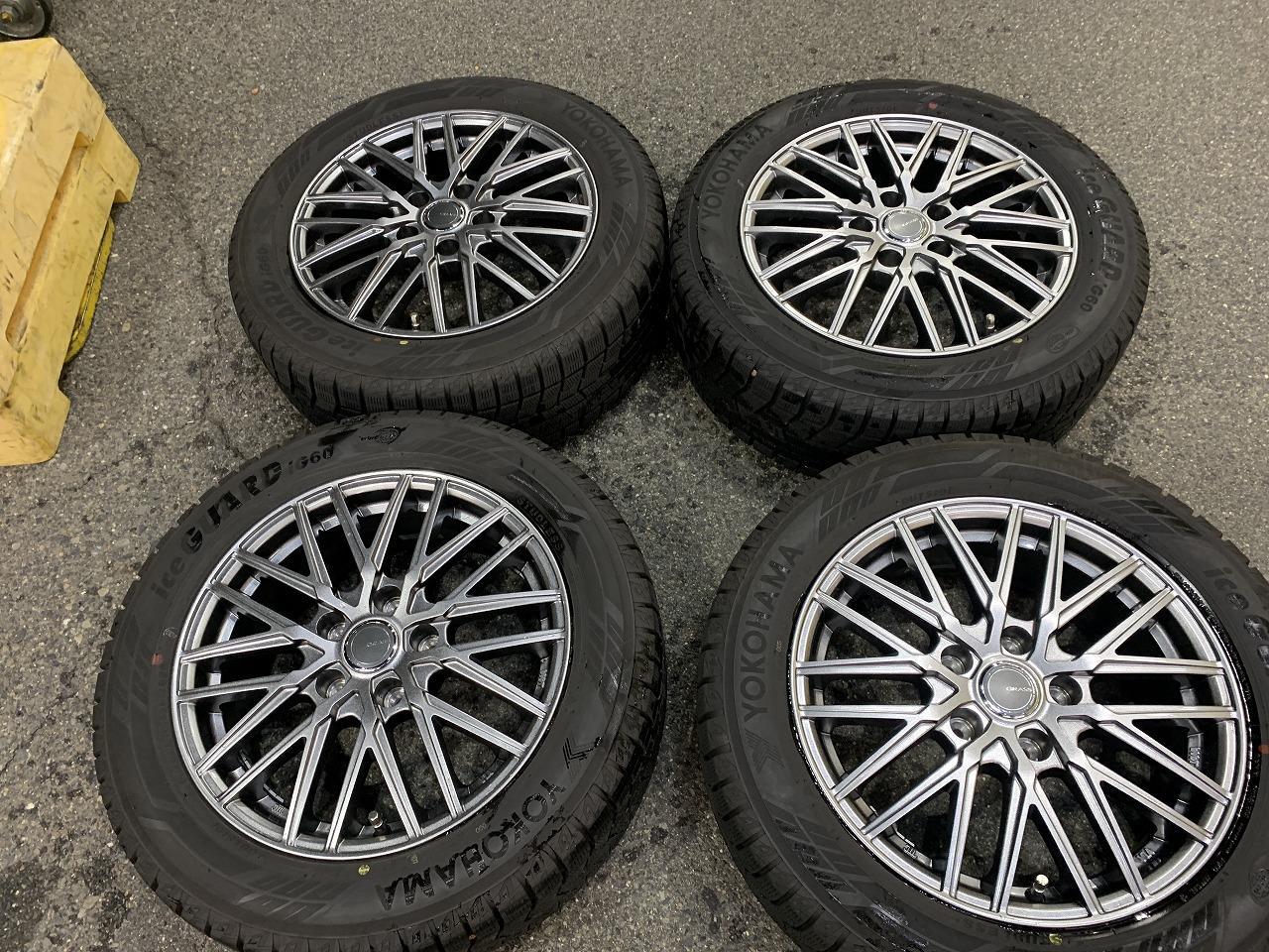 YFCGRASS+YOKOHAMAiceGUARD6 IG 60 205 / 55R16 Made in 24 years Four