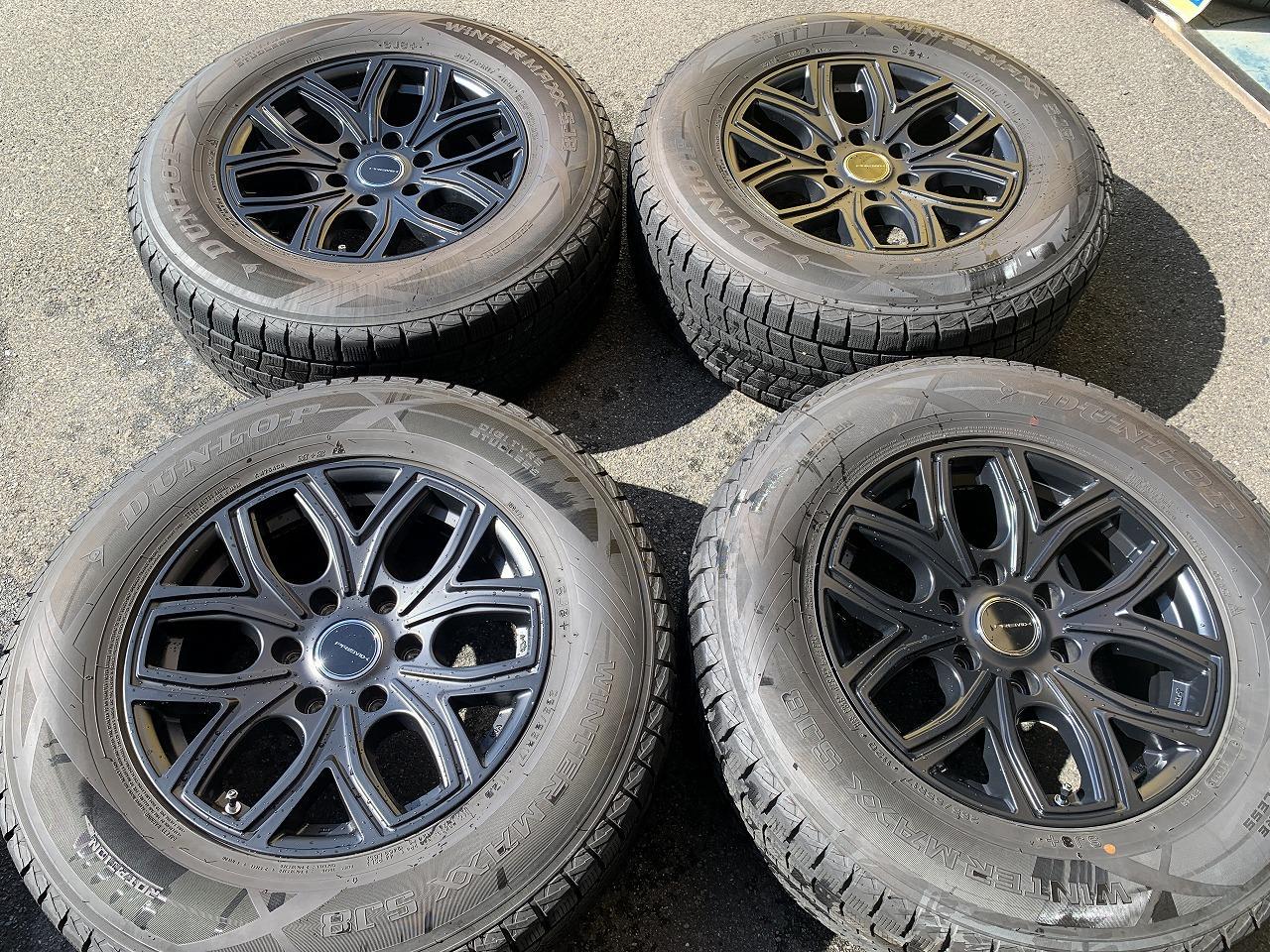 Lehrmeister PREMIX Rook+DUNLOPWINTER MAXX SJ8 + 265 / 65R17 Made in 23 years Four