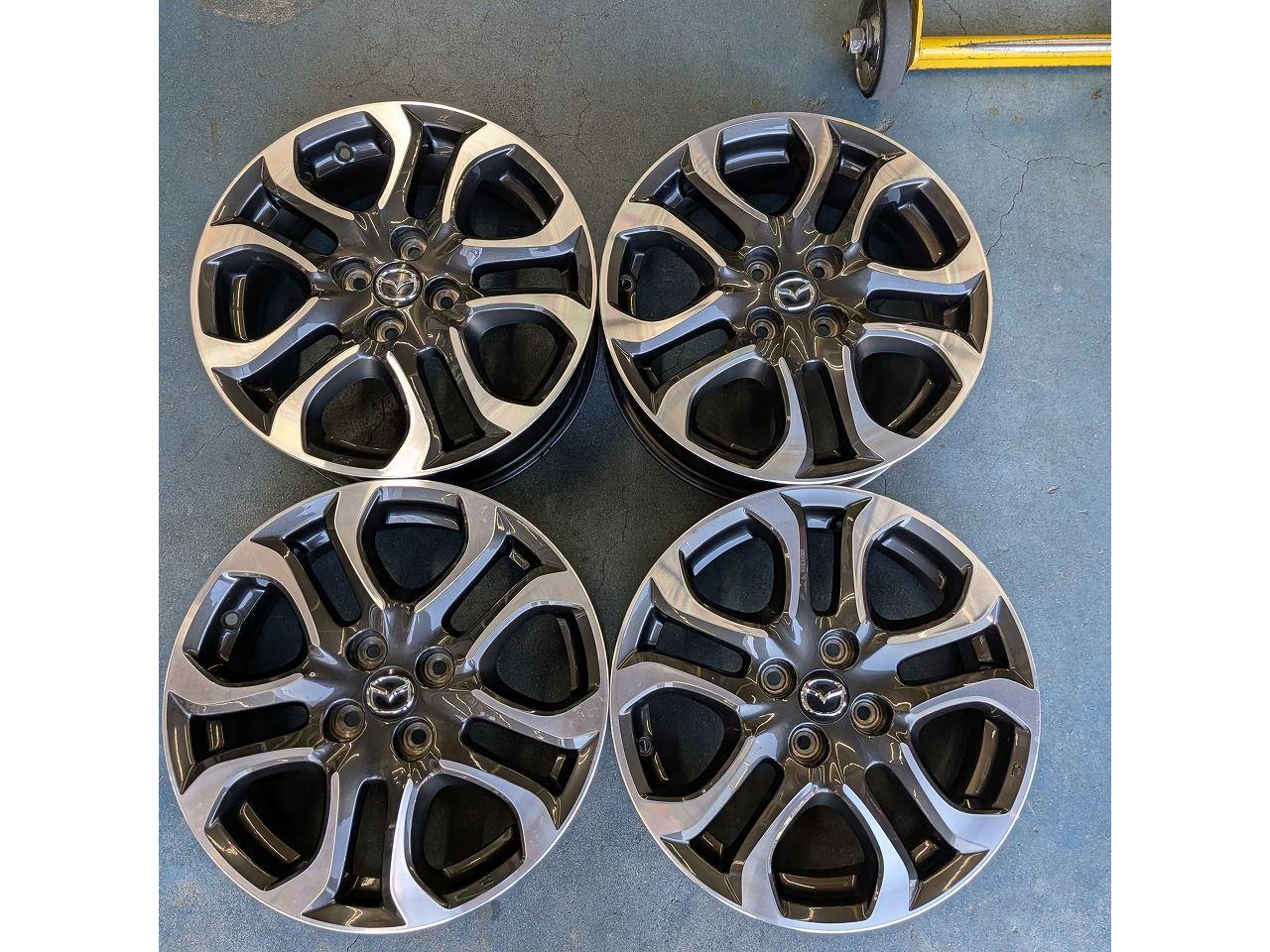 Genuine Mazda parts Demio genuine aluminum wheels 4 pieces set