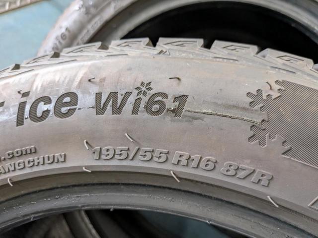 【KUMHO】 WinterCraft ice wi61 2023年製 195/55R16 4本セット