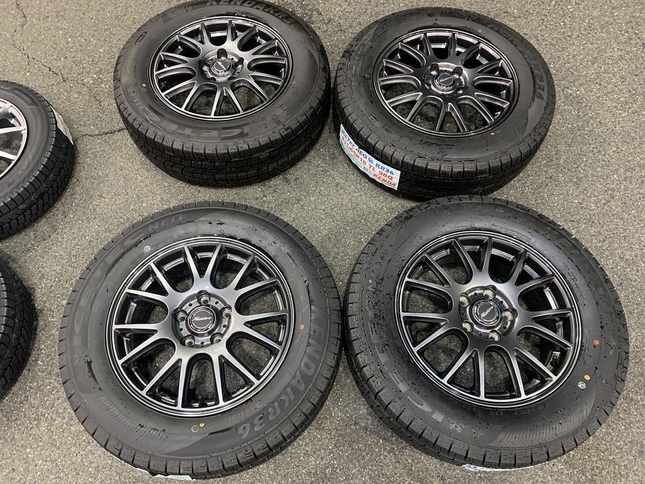 DUNLOPmistiere Alloy Wheels + KENDAKR36 4 pieces set 215 / 65R16