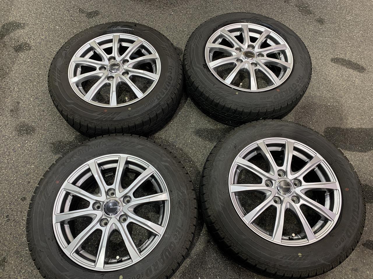 Millous + YOKOHAMAiceGUARD6 IG 60 185 / 65R15 Made in 23 years Four
