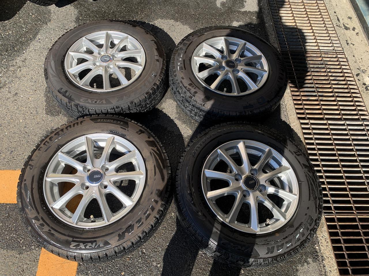 BRIDGESTONE PREO + BRIDGESTONE BLIZZAK VRX2 175 / 70R14 Made in 23 years Four