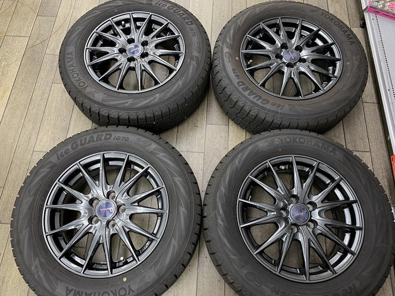 weds VELVA SPORTZ + YOKOHAMAiceGUARD7 iG70 195 / 65R15 Made in 23 years Four
