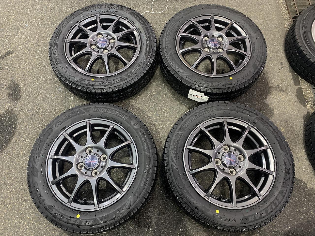 weds VELVA + BRIDGESTONE BLIZZAK VRX3 155 / 65R14 4 pieces set