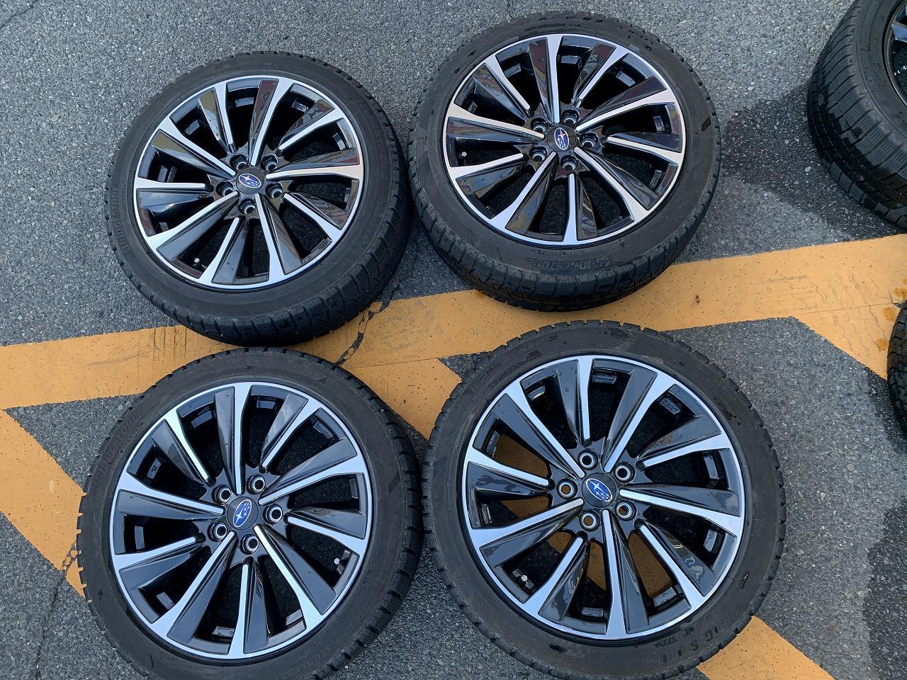 Subaru genuine Subaru genuine parts Revu~ogu genuine aluminum + BRIDGESTONE ICEPARTNER 2 225 / 45R18 Made in 21 Four