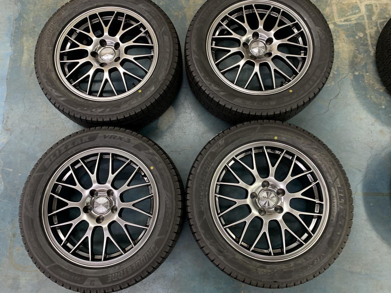IMPUL M20 OPEN Alloy Wheels + BRIDGESTONE BLIZZAK VRX3 235 / 50R17 4 pieces set