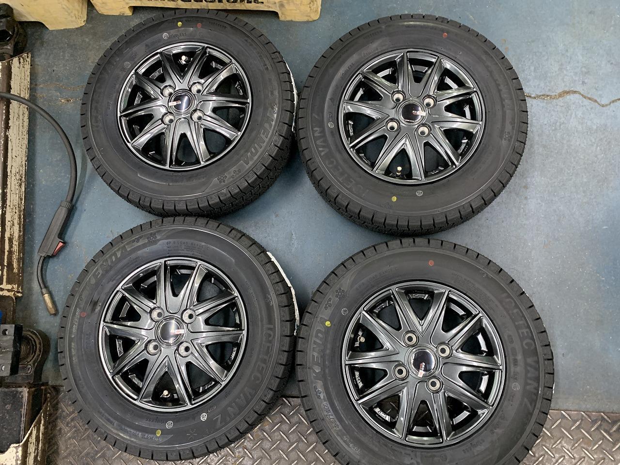 JAPASANYO ZACK SPORT-FT + KENDAICETEC VAN'Z WR01 145 / 80R12 4 pieces set