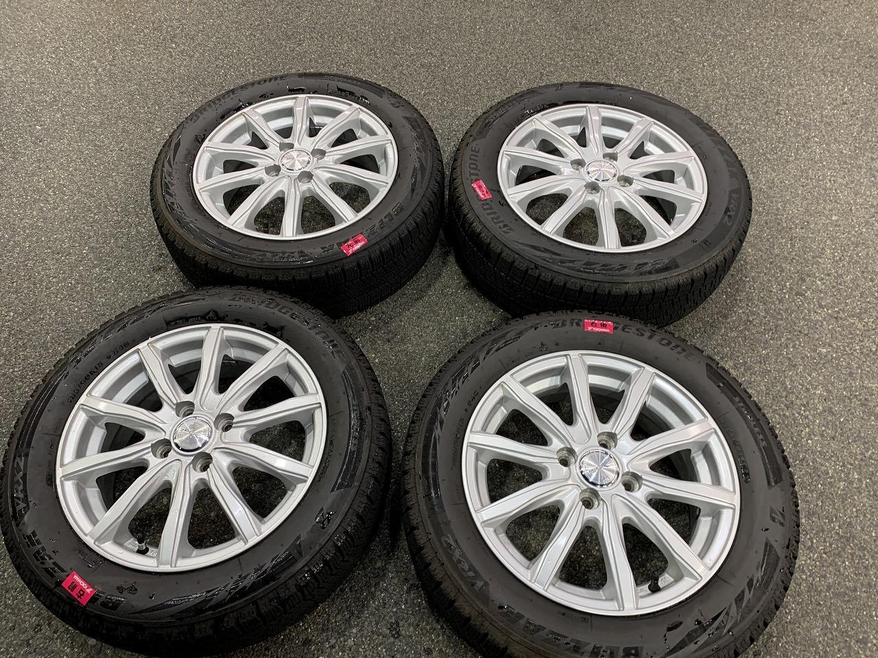 weds JOKER + BRIDGESTONE BLIZZAK VRX2 185 / 60R15 Made in 23 years Four