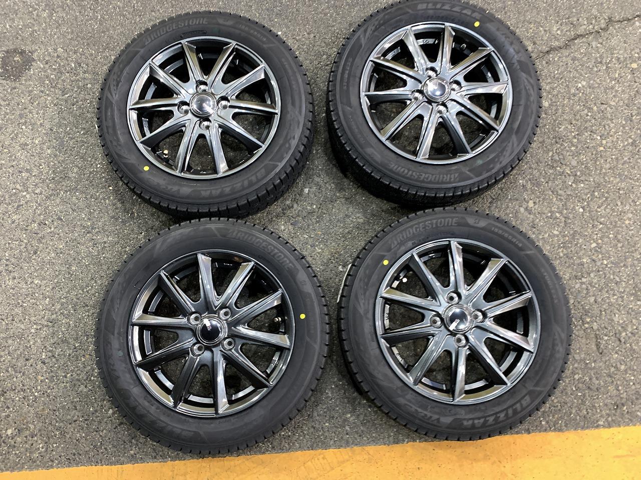 ZACK SPORT-FT + BRIDGESTONE BLIZZAK VRX3 155 / 65R14 4 pieces set