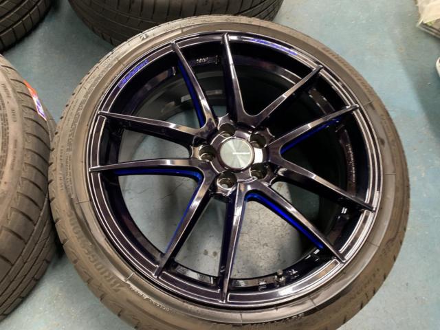 weds(ウェッズ)  RN-55M  + BRIDGESTONE(ブリヂストン) 【BRIDGESTONE】TURANZA T005 225/40R18 4本セット