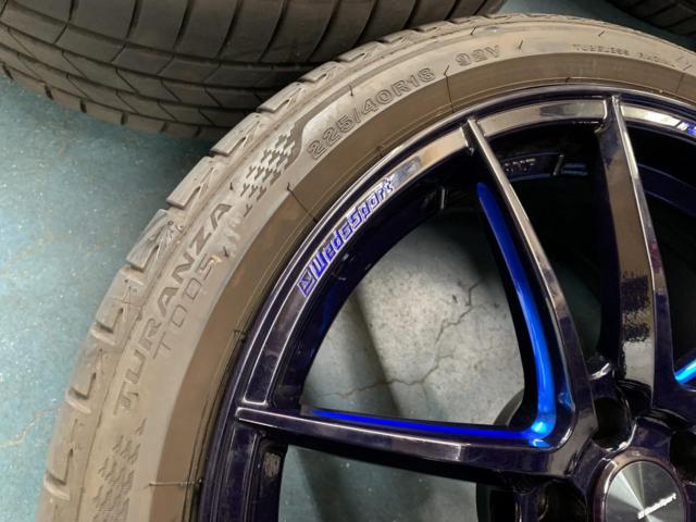 weds(ウェッズ)  RN-55M  + BRIDGESTONE(ブリヂストン) 【BRIDGESTONE】TURANZA T005 225/40R18 4本セット