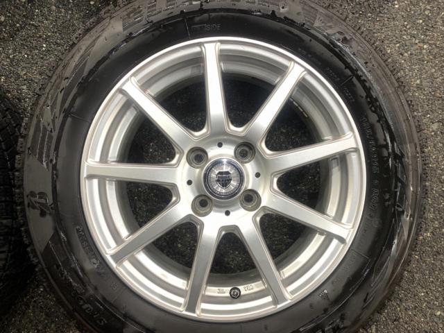 【weds】 VOLGA + 【BRIDGESTONE】 BLIZZAK VRX2 2023年製 185/65R15 4本セット