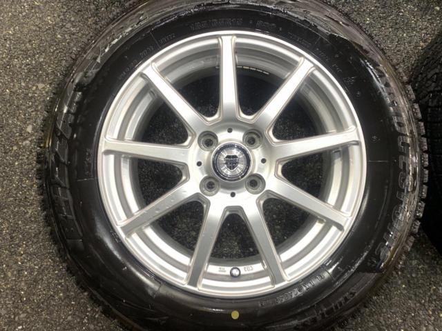 【weds】 VOLGA + 【BRIDGESTONE】 BLIZZAK VRX2 2023年製 185/65R15 4本セット