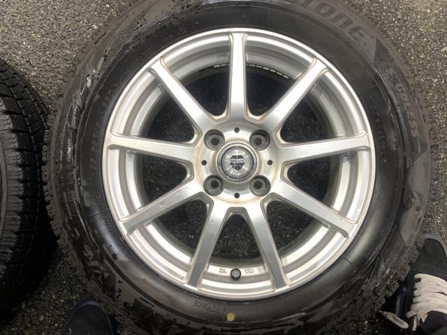 【weds】 VOLGA + 【BRIDGESTONE】 BLIZZAK VRX2 2023年製 185/65R15 4本セット