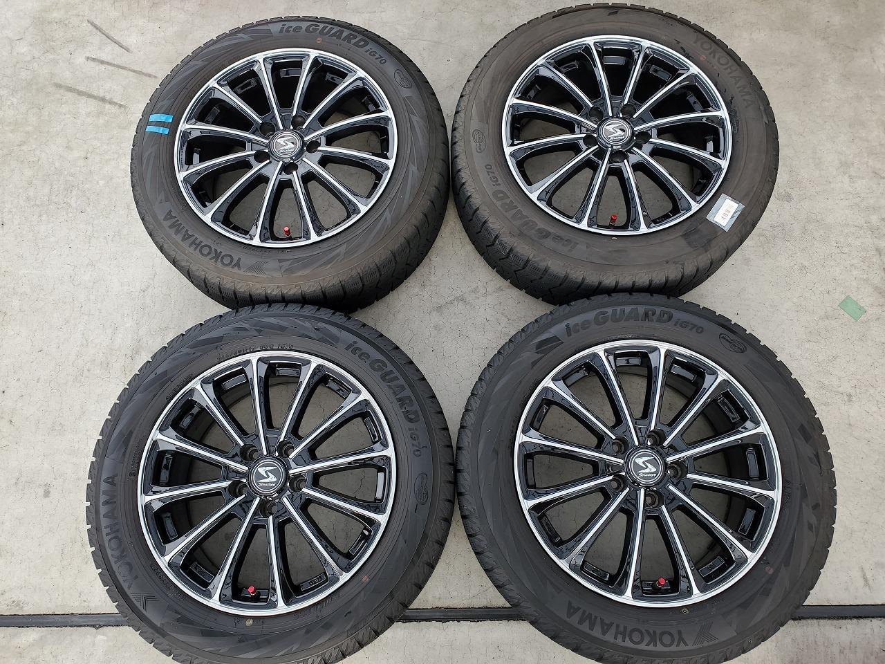 6BilletStarJapan Strategy K102 + YOKOHAMA ice GUARD iG70