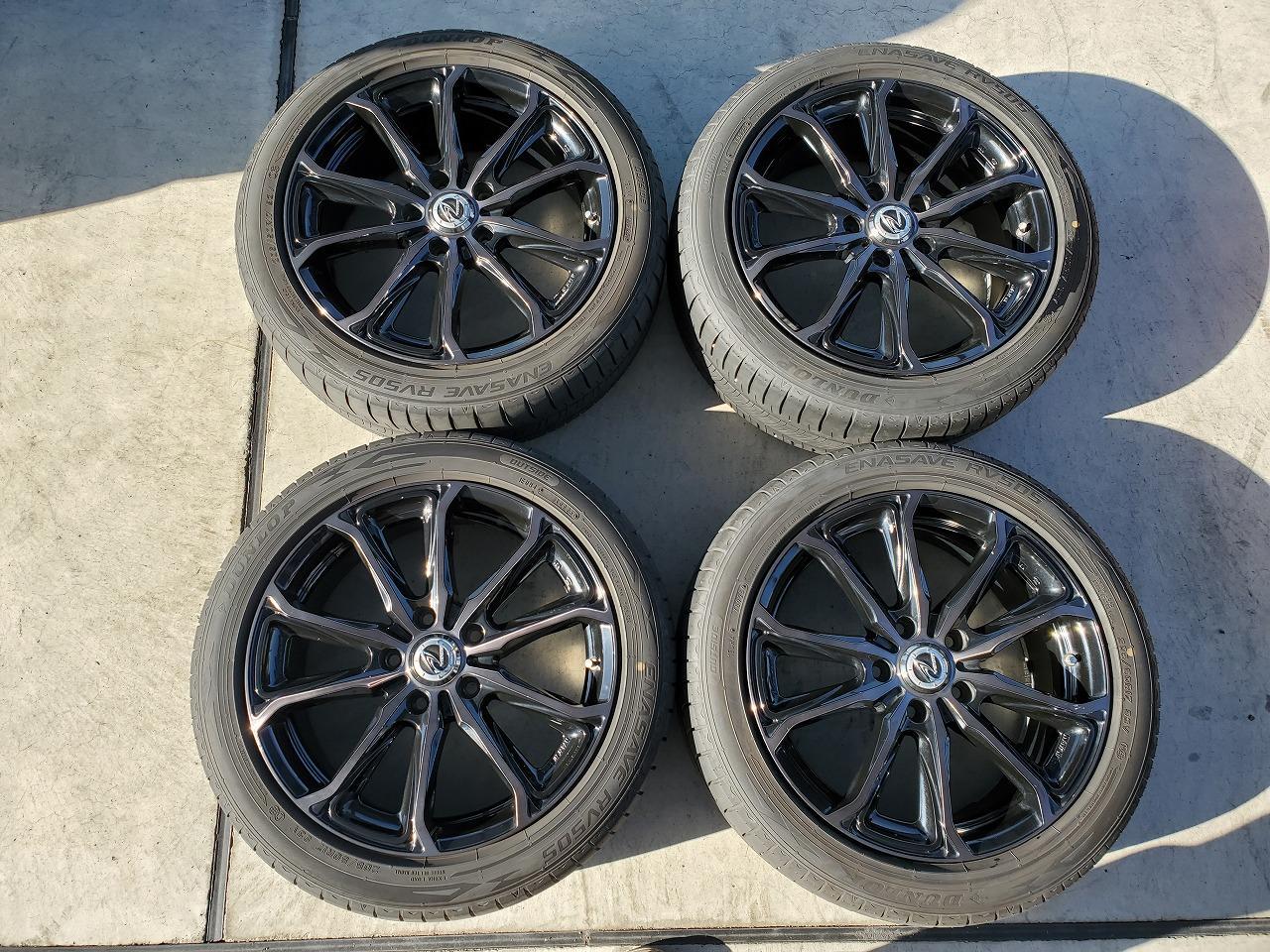 3 RAYS VERSUS BLACK LABEL CHRYSAOR + DUNLOP ENASAVE RV505