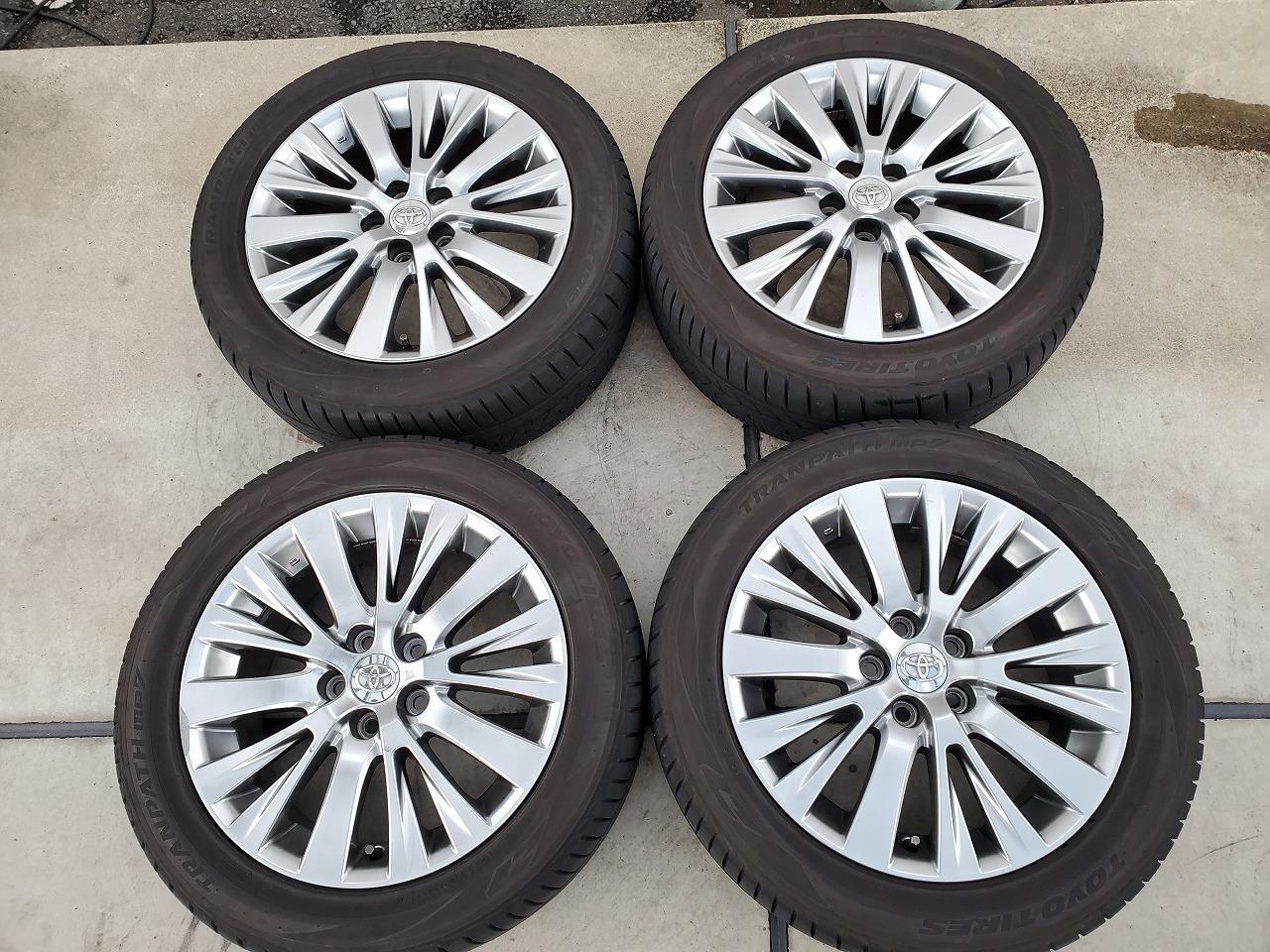 6 Toyota original 20 system Alphard Type Gold Late Genuine Wheel + TOYO TRANPATH mp7