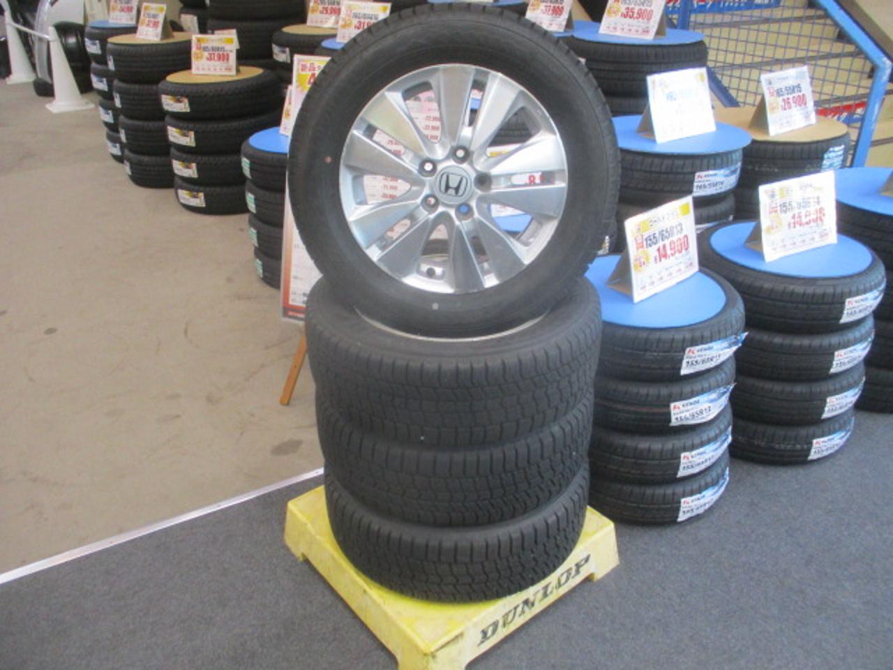 Honda genuine Stepwagon/RK series genuine + GOODYEAR ICENAVI Eight 205 / 60R16 4 pieces set