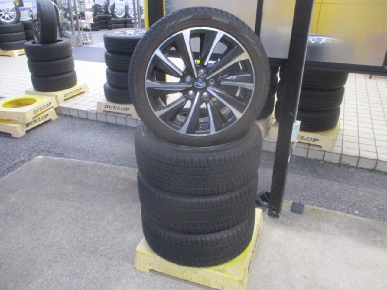 Subaru genuine Levorg/VN series STi sport genuine + PIRELLI ICE ZERO ASIMMETRICO 225 / 45R18 4 pieces set