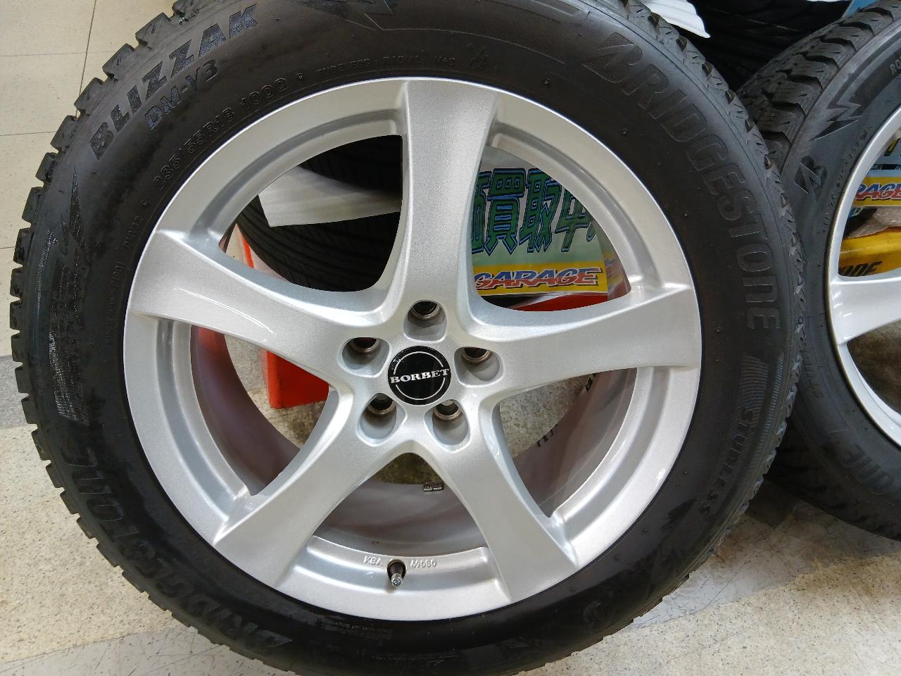 TARGA BORBET type F + BRIDGESTONE BLIZZAK DM-V3