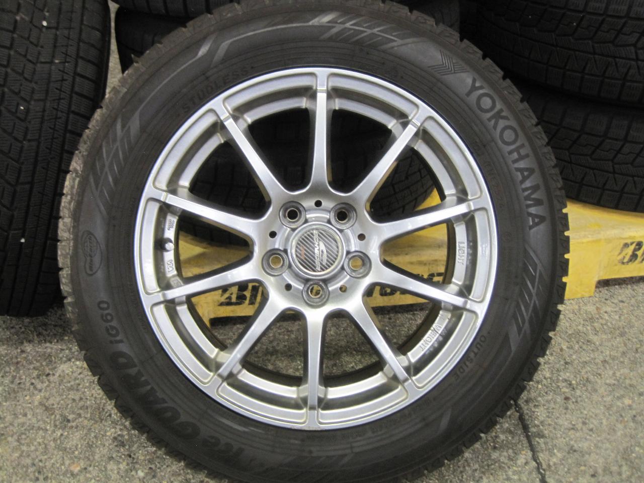 A-TECH 10-spoke + YOKOHAMA iceGUARD iG60 185 / 65R15