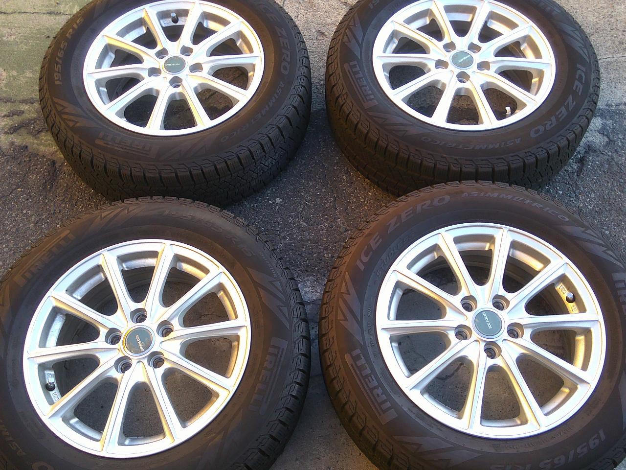 BRIDGESTONE ECO FORME 10-spoke wheels + PIRELLI ICE ZERO ASIMMETRICO