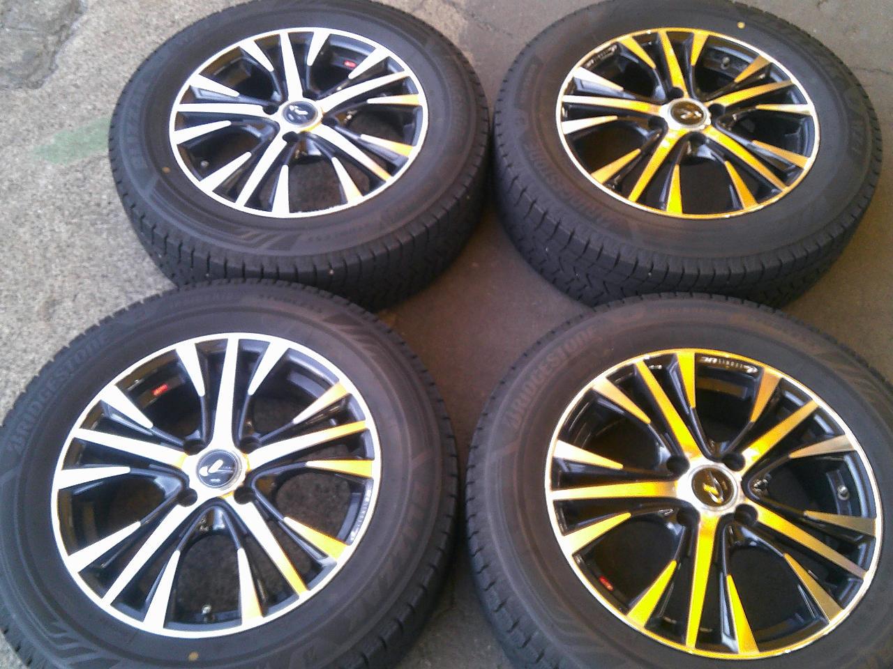 weds LEONIS UC + BRIDGESTONE BLIZZAK WZ-1