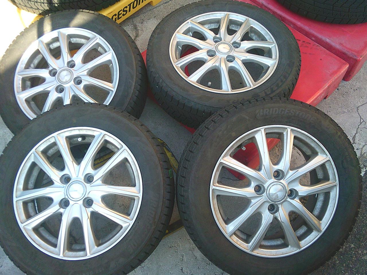YOKOHAMA GRASS Spoke wheels + BRIDGESTONE BLIZZAK VRX3