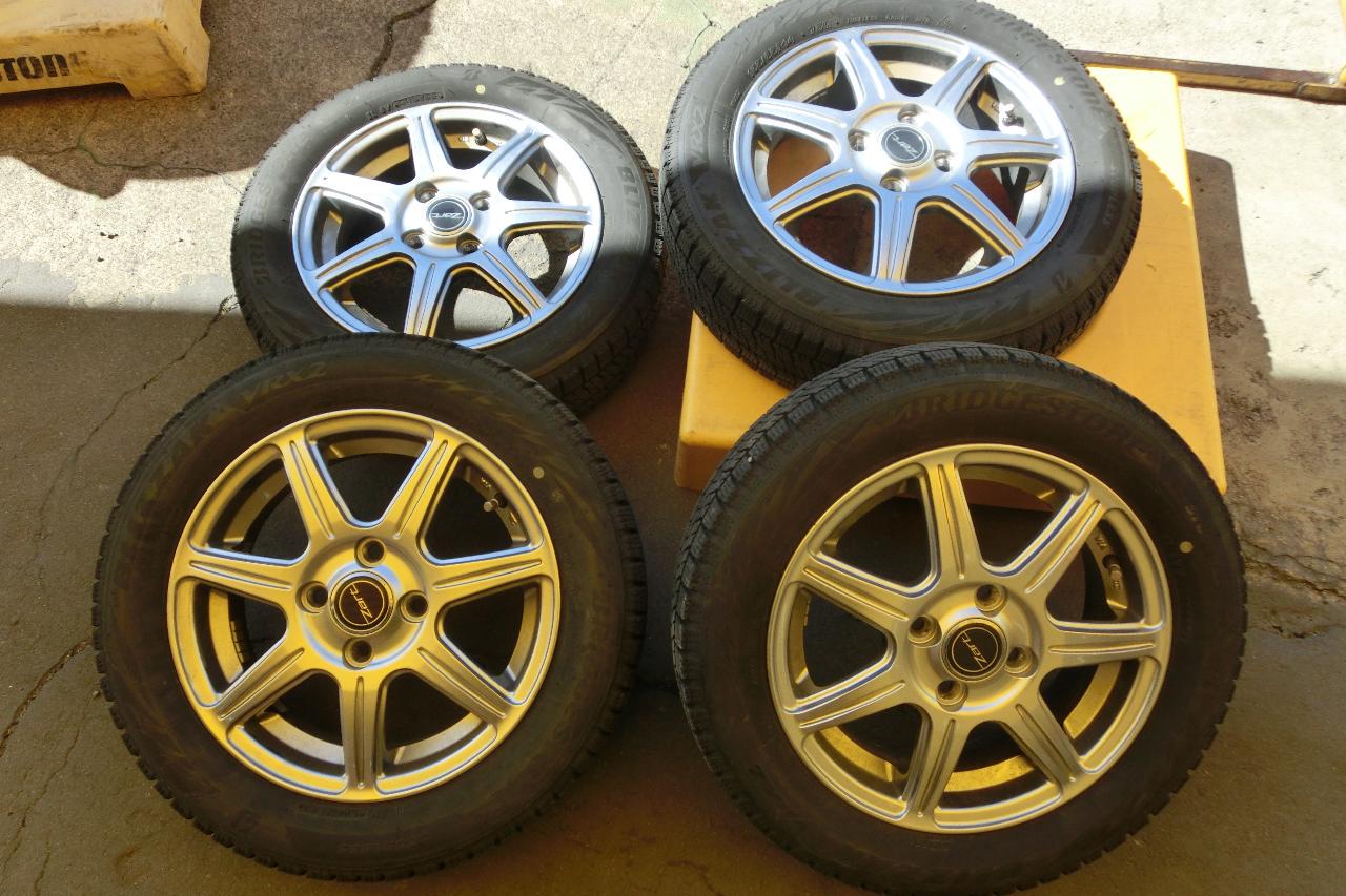 BRIDGESTONE ZART + BRIDGESTONE BLIZZAK VRX2