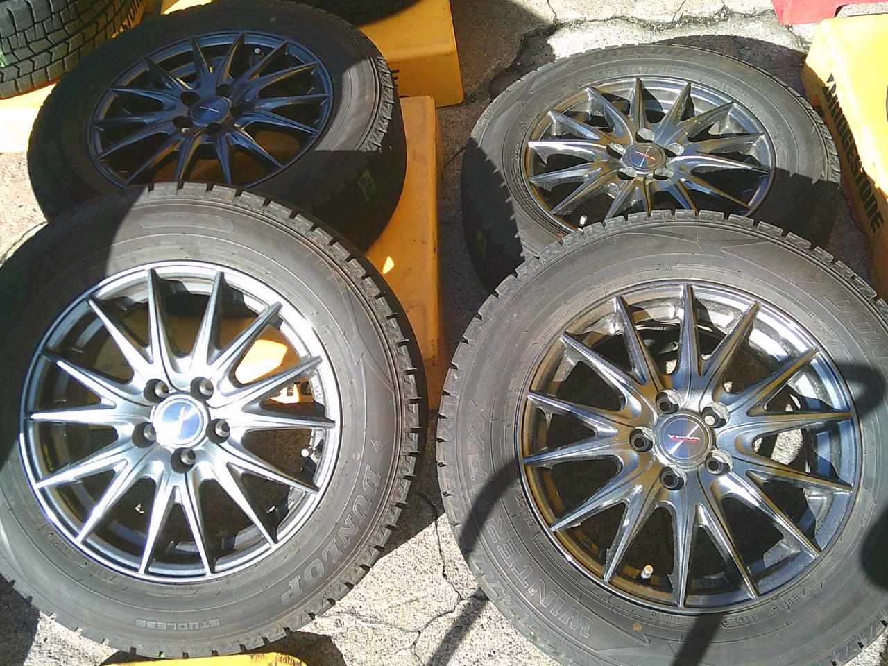 weds VELVA SPORT + DUNLOP WINTERMAXX WM02