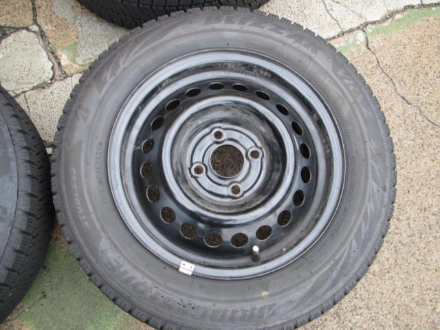 その他 14インチスチールホイール + BRIDGESTONE BLIZZAK VRX2