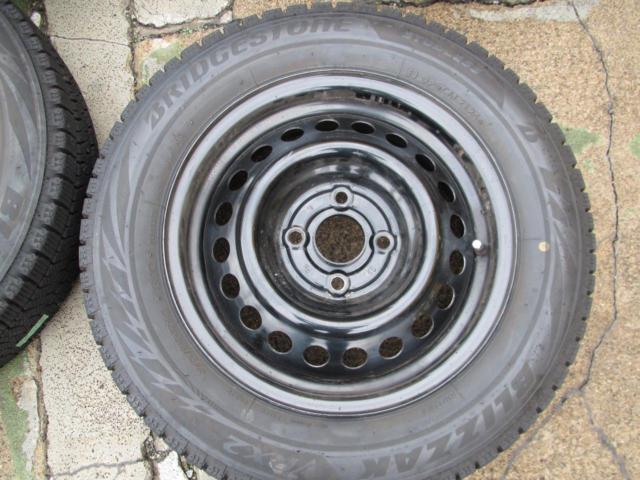 その他 14インチスチールホイール + BRIDGESTONE BLIZZAK VRX2