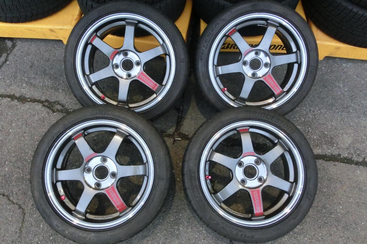 RAYS VOLK RACING TE37 SONIC SL + BRIDGESTONE POTENAZA Adrenalin RE004
