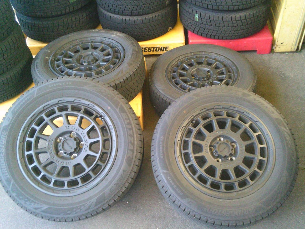BRIDGESTONE BLIZZAK VRX3 + weds ADVENTURE MUD VANCE Type f